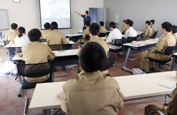 松本工業高校生徒23名工場見学